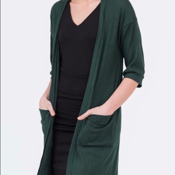 Agnes & Dora Sweaters - Hunter Green Forever Cardi by Agnes & Dora NWT